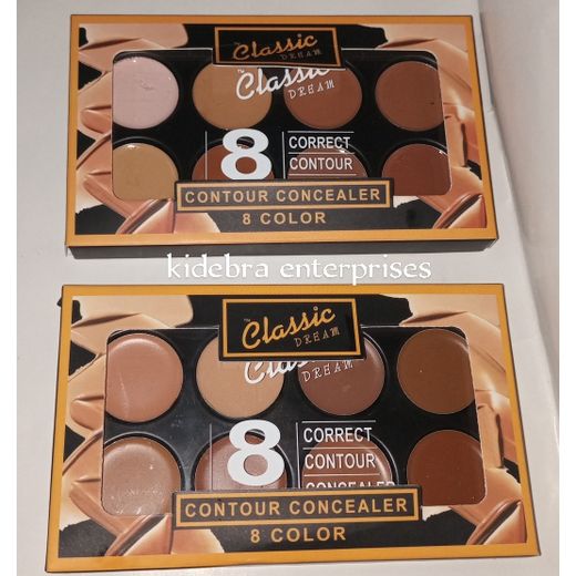 Classic Classic Dream Contour Concealer Palette - 8 Colors for All Skin Types - Natural Finish - image 3
