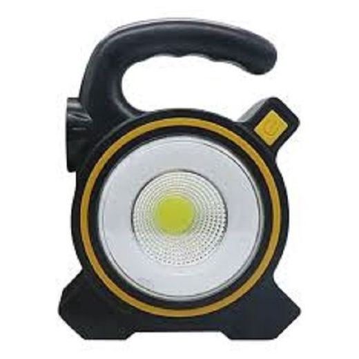 Cob Cob 2-in-1 Solar USB Rechargeable Torch Power Bank - 20W LED, ABS, Portable