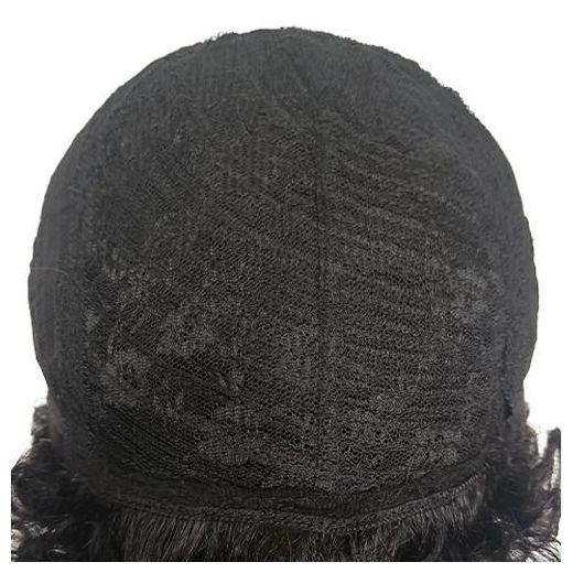 Fashion Idol  Human STYLE ICON Nature Pixied Cut Curl Wig Black Brown SONA Color DYF1B/4/33 Afro Curl Made-Machine Wig Human Nature Hair Wig For Women - image 2