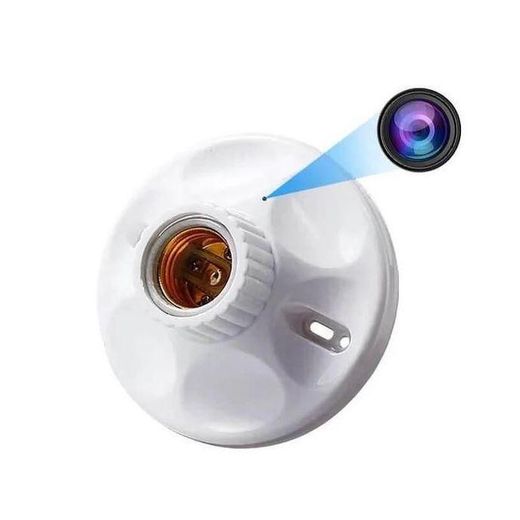 Generic Bulb Holder WiFi Camera Full HD Hidden CCTV Camera - image 2