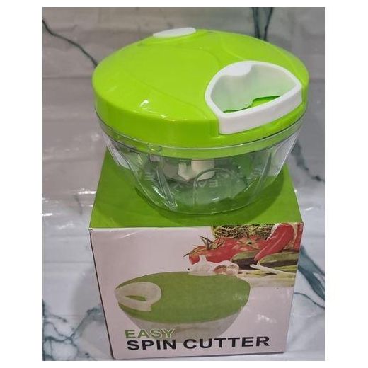 Generic Easy Spin Cutter Speedy Vegetables And Fruits Chopper