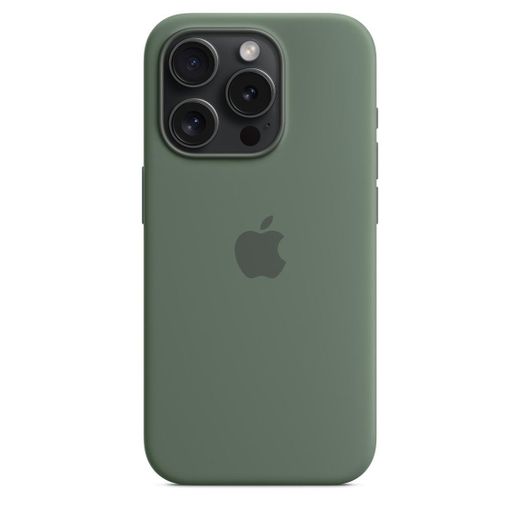 Apple Thick Silicone Matte Back Case Cover for iPhone 15 Pro - image 2