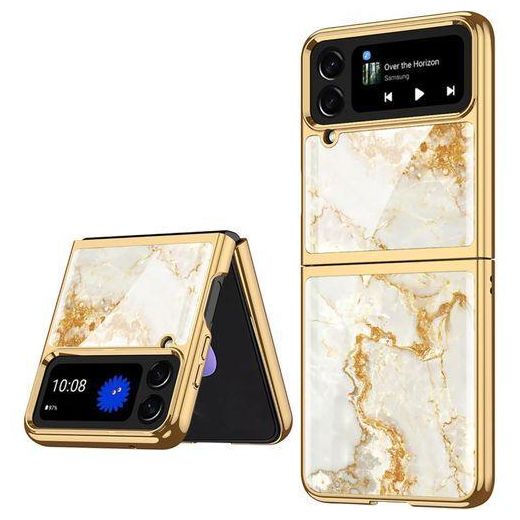 Marble Marble Galaxy Z Flip 3 5G Case - Shockproof with Screen Protector - image 2