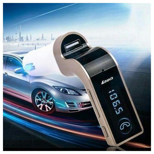 Carg7 Hands Free Aux Bluetooth FM Transmitter USB Charger - image 2