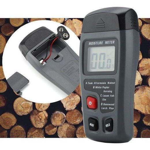 Generic 0-99.9% Digital Wood Moisture Meter, Pin Type & High Accuracy, LCD Backlit Display, with MAX Measurement, Professional Humidity Tester for Firewood, Lumber, Flooring, Brick, Cement Mortar, Gypsum Board, Building Materials - image 3
