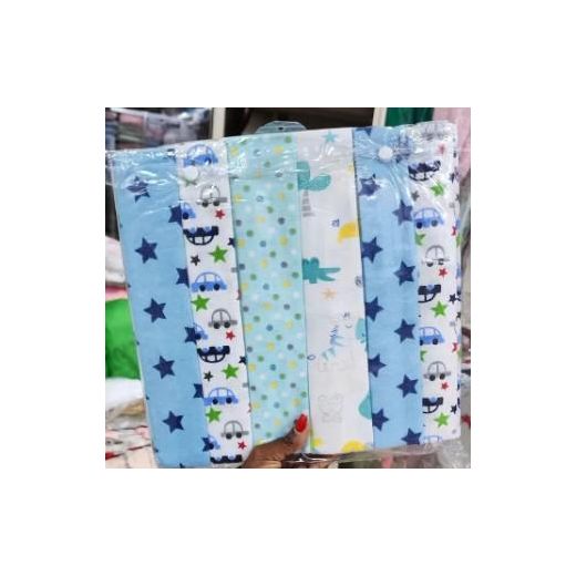 Generic Fashion 6 Pieces Baby Cotton Flannels Receiving Blankets Soft Warm and Breathable Newborn Swaddles Perfect for Boys Girls and Unisex Baby Care - image 2