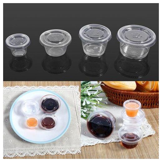 Mini/Small Plastic Disposable Packaging Takeaway Sauce Cups