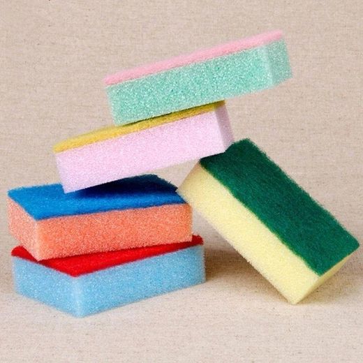 Generic 10PCS Double-Sided Dishwashing Cleaning Sponge – Durable & Multi-Purpose - image 2
