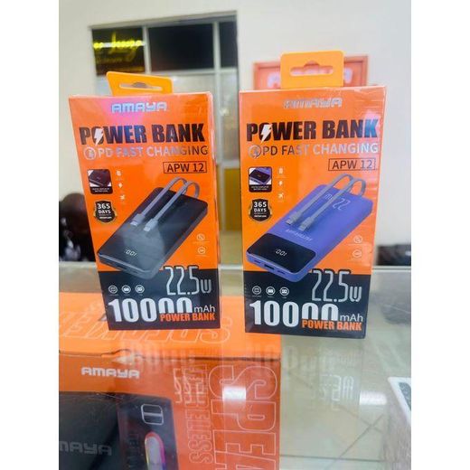 Amaya  PORTABLE Power Bank 10000MAH With 3 CABLES - image 2