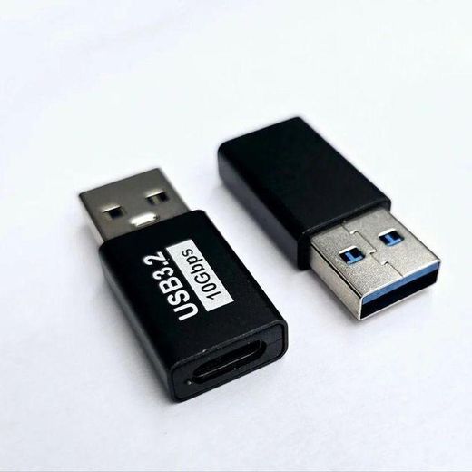 Generic USB C 3.2 Type C Female to USB A Male Converter 10GBPS Data and Sync USB OTG adapter (1PC) - image 2