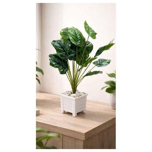 Generic Table top Artificial Flower , Decor Stones Plus A Vase - image 2
