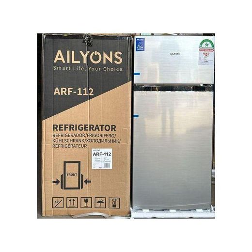 AILYONS  112 Litres Double Door Fridge Power Saving 