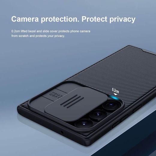 Nillkin CamShield Case with Slide Camera Cover for Samsung Galaxy S22 Ultra – Matte Textured Slim Protective Back Cover - image 2