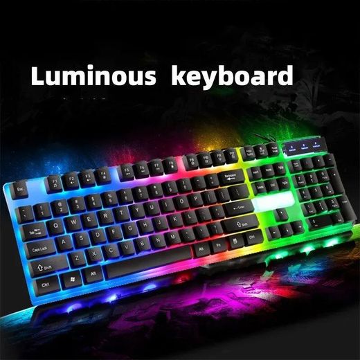 Generic USB Wired RGB Gaming Keyboard & Mouse Combo – 104-Key Backlit Keyboard for PC & Laptop - image 3