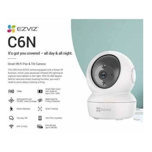 EZVIZ C6N Smart Wi-Fi Pan & Tilt Camera 1080p Cloud Storage