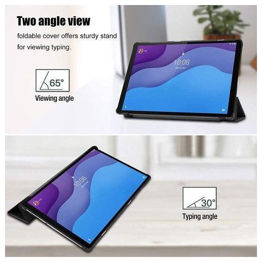Generic Smart Magnetic Stand Flip Tablet Cover Case For Lenovo Tab M10 HD 2nd Gen X306 - image 2