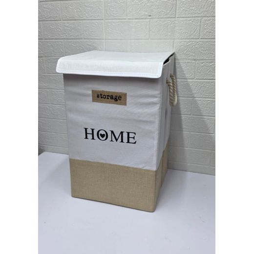 Generic  Foldable Laundry Hamper Basket, Multipurpose Fabric Storage Bin