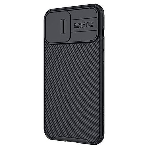 Generic Nilkin Compatible For IPhone 13 Pro Max Case, CamShield Pro Series For IPhone 13 Pro Max 5G 2021-6.7" Black Case With Slide Camera Protection Cover,... - image 2