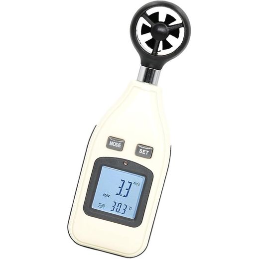 Generic Digital Anemometer with LCD Display, Wind Speed Meter, Wind Speed and Temperature Meter, Portable Meter for Sailing, Surf, - image 3