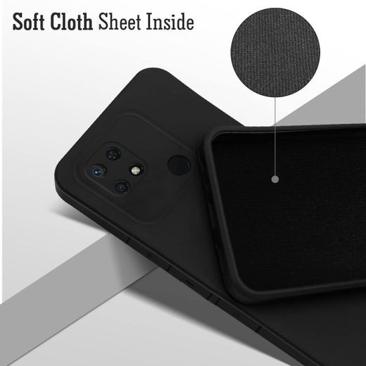 Generic Xiaomi Redmi 10C Case Black - Elegant Slim Silicone Phone Cover, Shockproof Anti-Fingerprint Protector - image 2