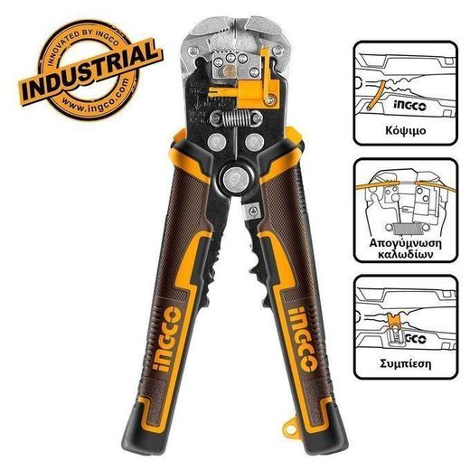 INGCO HWSP102418 Automatic wire stripper size:210mm - image 2