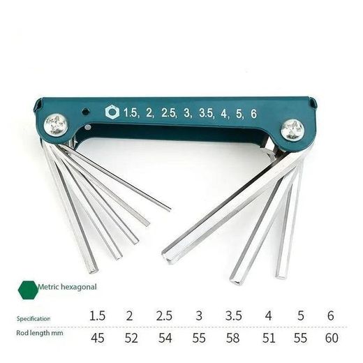 Pockets Star Torx Hex Allen Key Foldable L N Key Set
