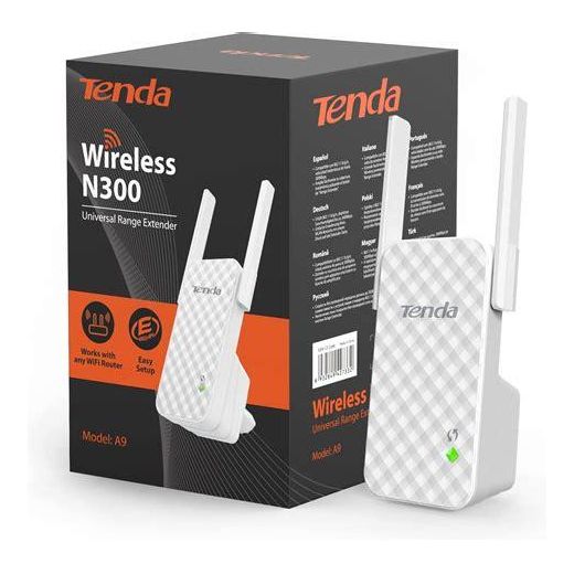 tenda  N300  Universal WiFi Range Extender A9