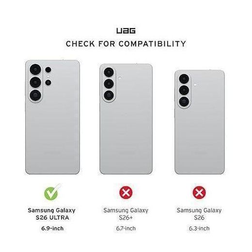 Generic UAG Urban Armor Gear Designed for Galaxy S26 Ultra 5G Case, Monarch Pro - Compatible with Magnetic Charging Premium Rugged Military Drop Tested Protective Cover - Carbon Fiber - image 3