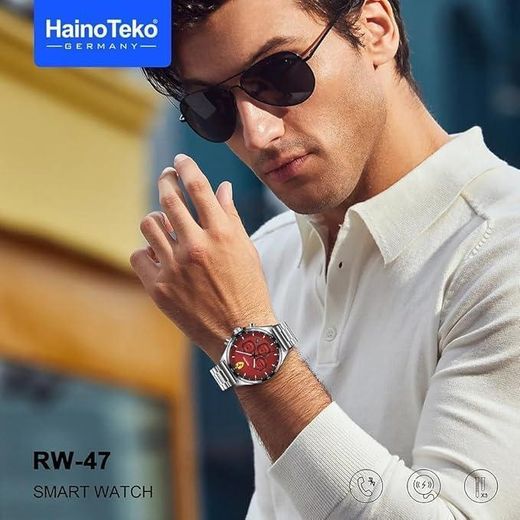 Generic HainoTeko RW47 Smartwatch – AMOLED Display, Stylish Strap Set, Fitness Tracking, German Build - image 4