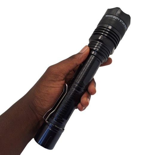 Generic Metallic Torch Security Flashlight Type 1108 Self Defense LED Electric - image 2
