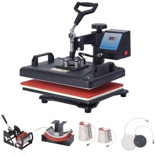 Generic 24" Vinyl Cutter Plotter & 8-in-1 Heat Press Machine - Black, BPA-Free Plastic, Artcut Software - image 2