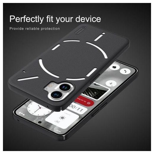 Generic Nothing Phone 2 Case, Nillkin Super Frosted Shield Matte Cover Phone Case with Protective Design and Secure Fit - image 3