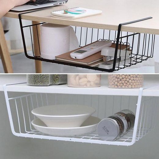 Under The Shelf Desk Table Mesh Rack..