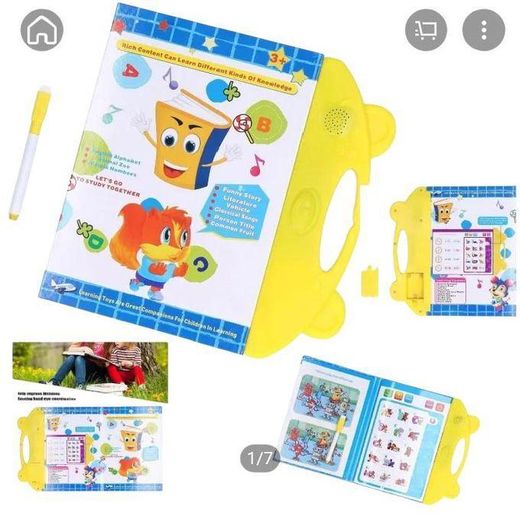 Generic PRESCHOOL INTELLIGENCE BOOK SOUND BOOK CHILDREN ENGLISH LETTERS AND WORDS LEARNING BOOK 3+ YEARS KIDS