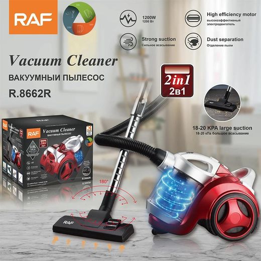 RAF Auto Wet Dry Vacuum Cleaner For Hotel, Commercial, Household - image 2