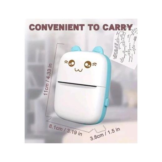 Generic Cute Portable Mini Thermal Printer – Inkless Bluetooth Printer - image 4