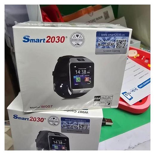 Generic  W007 Black Color Smartwatch Smart2030 Model with Step Counter Music Sync and Notifications - image 2