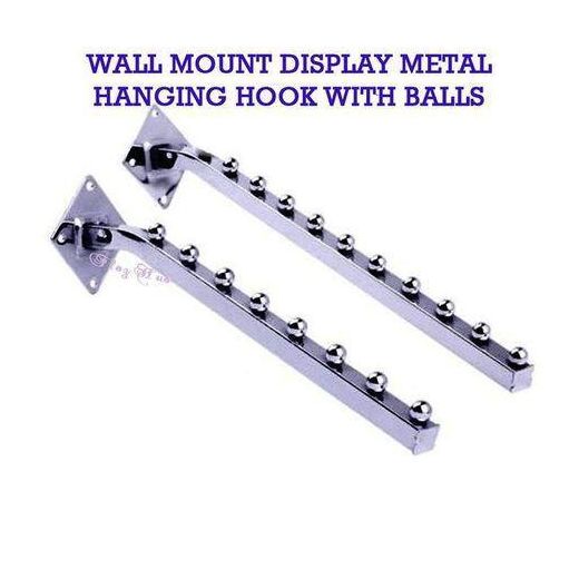 Generic Long Metal Wall Hook Mount Hanging Display Hook With Balls - image 2