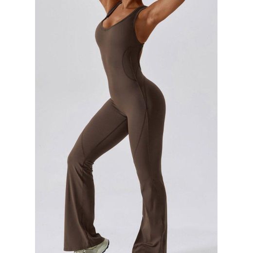 Generic Brown Flared Jumpsuit - image 4