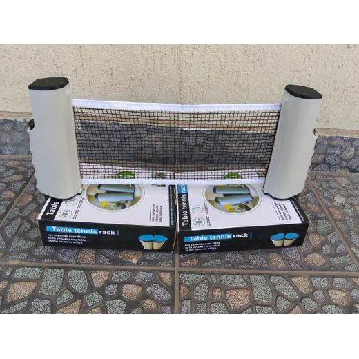 Generic Retractable Table Tennis Net Set Portable Ping Pong Net for Home Office