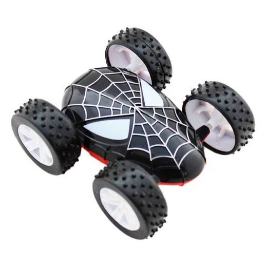 Generic Spider Double Sided Roll Back Flip Push Motion Lights Car - image 3