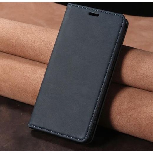 Generic Nokia X10 Premium Leather Flip Wallet Magnetic Cover Case, Protective Phone Cover with Card Slots, Kickstand and Magnetic Closure, Blue