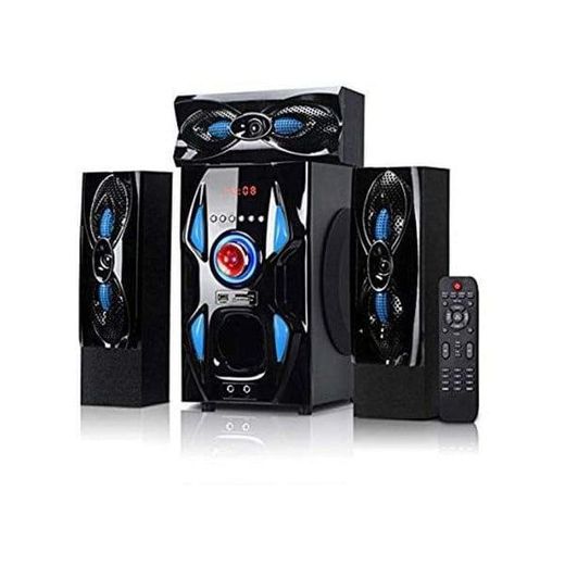 Sayona SHT-1218BT 3.1CH Sub Woofer Sound System Multimedia Speaker System Sorround Sound with 3 Speakers, Remote Control Bluetooth Enabled/ TF USB MP3 PLAYER with All Bands FM Radio
