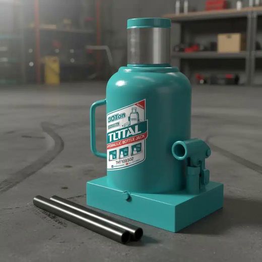 TOTAL THT109302 Hydraulic bottle jack 30Ton - image 2