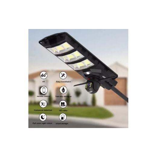Solar Light  4G Solar powered AI CCTV Camera on 450W LED Solar Street Lamp - image 2
