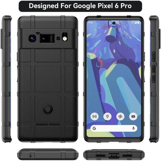 Generic RUGGED SHIELD for Pixel 6 Pro Case, Sturdy Shockproof Google Pixel 6 Pro Case, Military Grade Drop Protection, Anti-Scratch - image 2