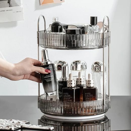2 Tier Rotating Cosmetic/multipurpose Organizer