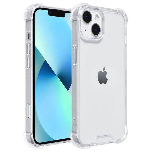 Generic iPhone 13 Crystal Clear Hard PC Back Cover Protective Case, Transparent Design for Phone Showcase