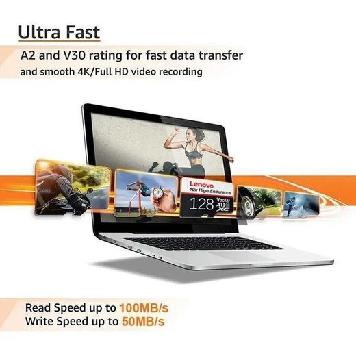 Lenovo 1TB 10X High Speed Micro SD Card For Tablets, Phones, Cameras - image 2
