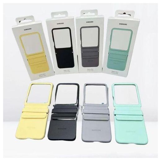 Samsung Galaxy Z Flip 6 Faux vegan Leather/Kindsuit Hinge Protector, Soft Inner Lining Case/cover